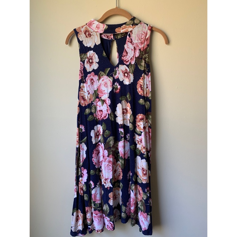 altar’d state rose print dress sz large